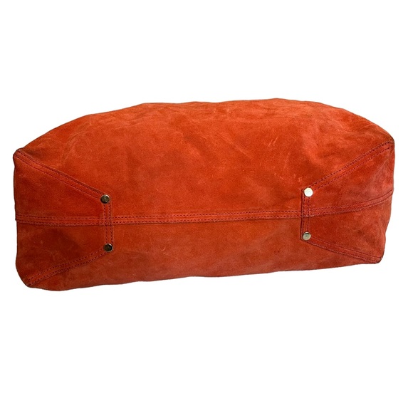 Tiffany & Co. Orange Suede Reversible Tote - Picture 7 of 16